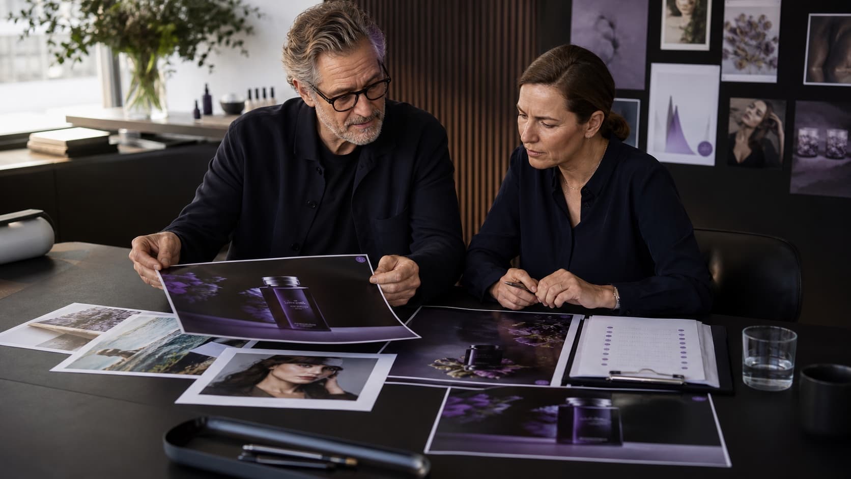 A marketing team performing a human compliance and provenance review of AI-assisted advertising creative.