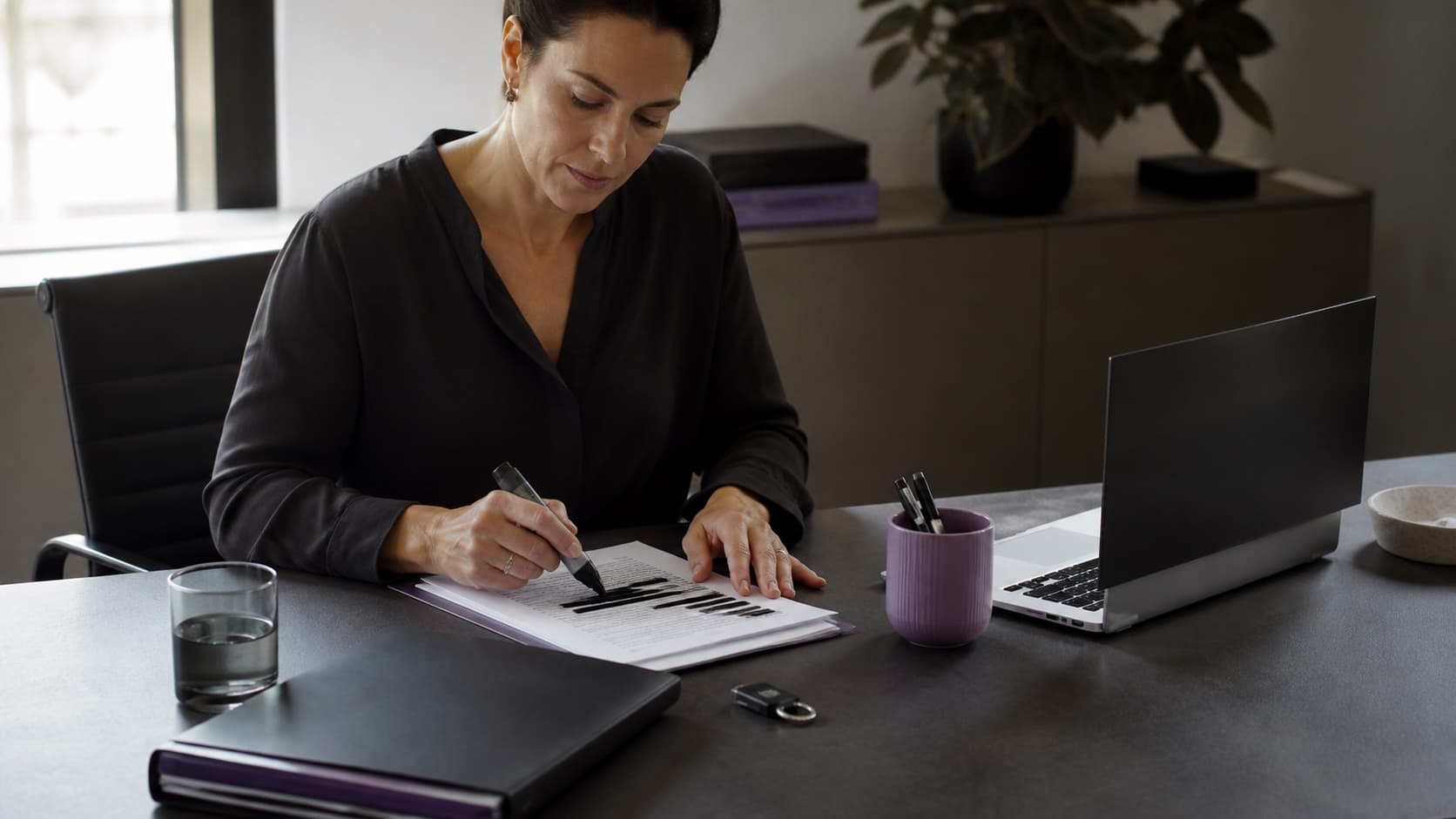 Professional editorial photograph illustrating “Is AI Safe to Use for My Business? An Honest Answer”.